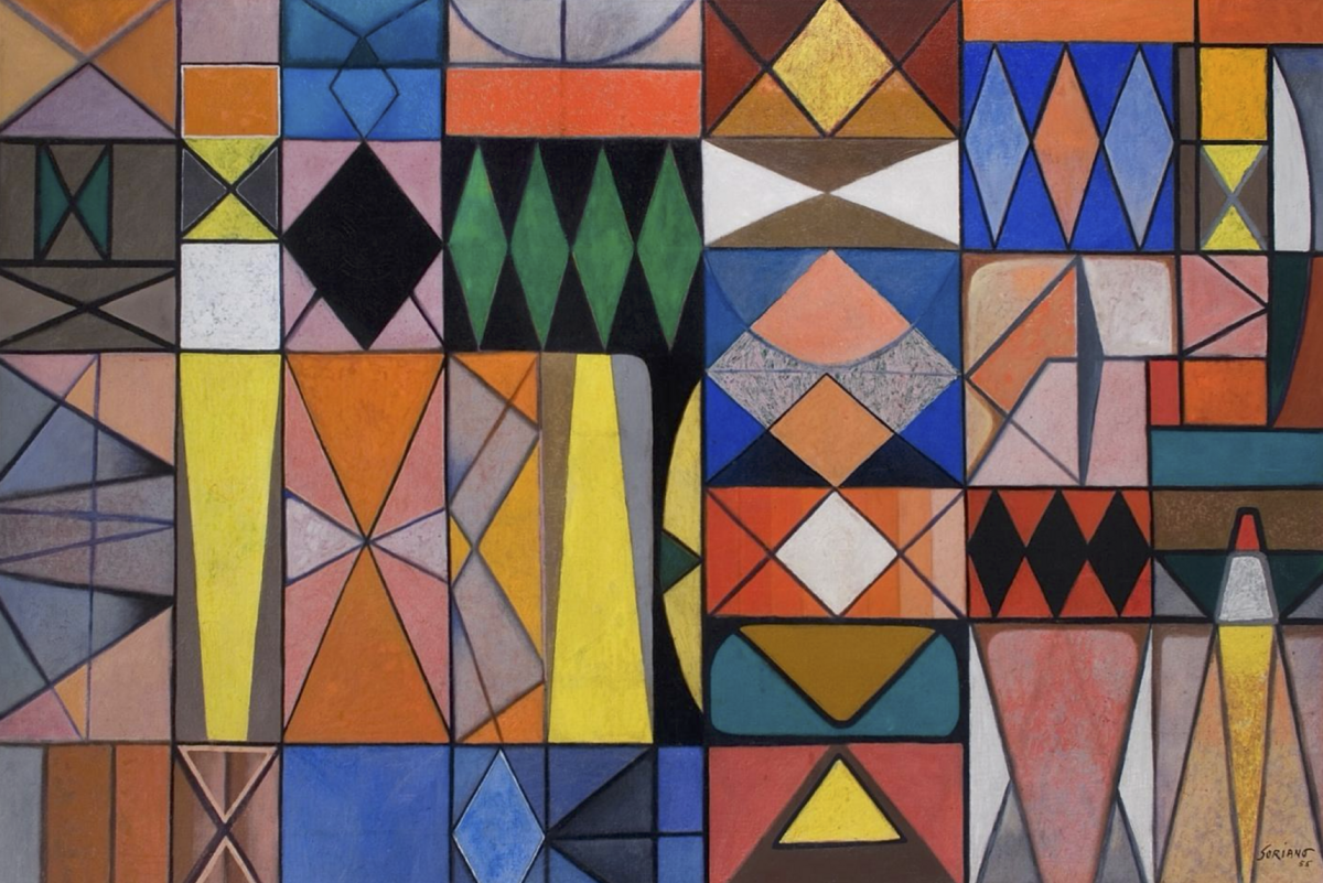 Luciérnaga (1955), oil on canvas, 33 x 50 in. Courtesy of the Rafael Soriano Foundation