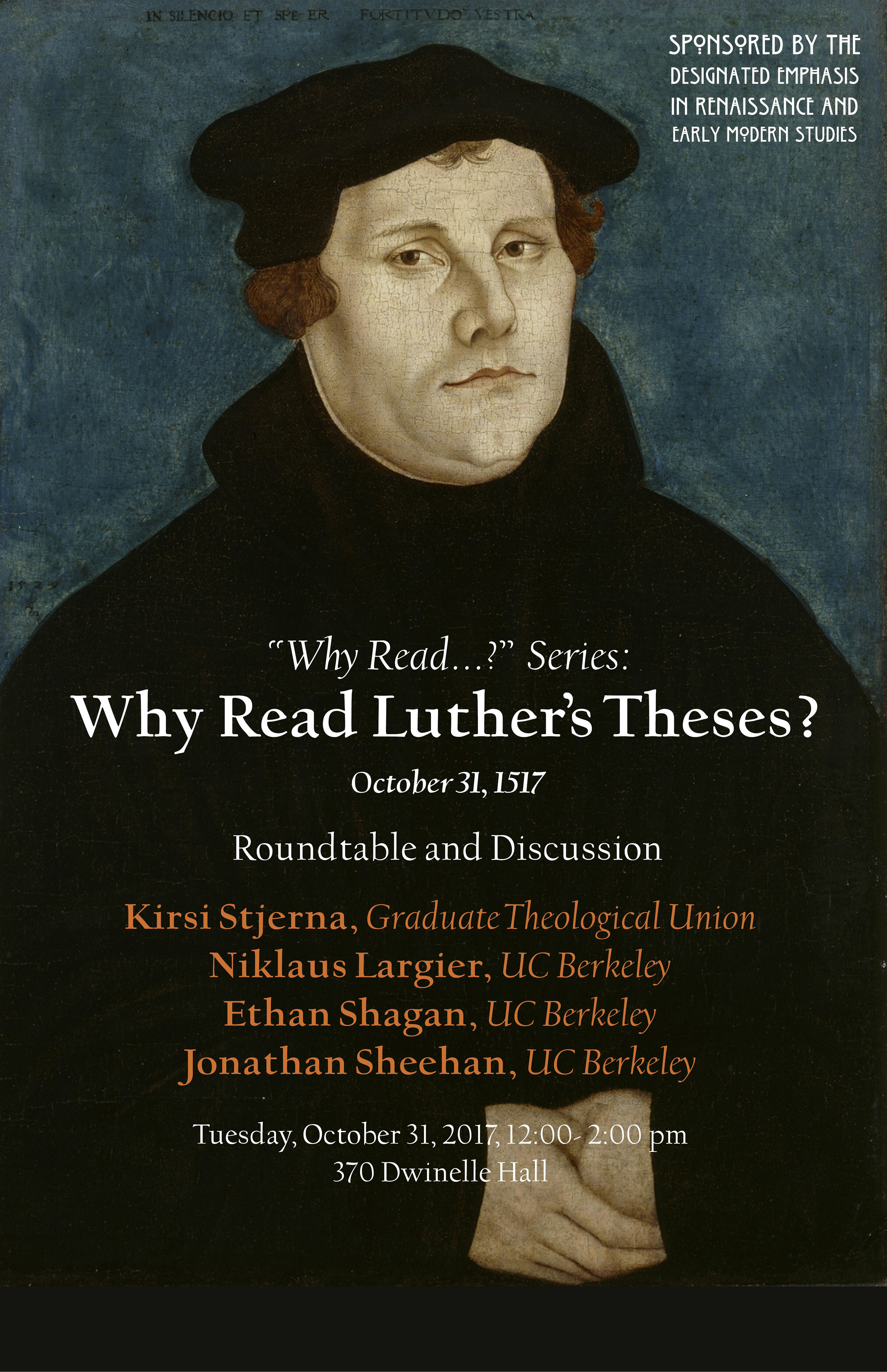 Why Read….? Series: Why Read Luther’s Theses?