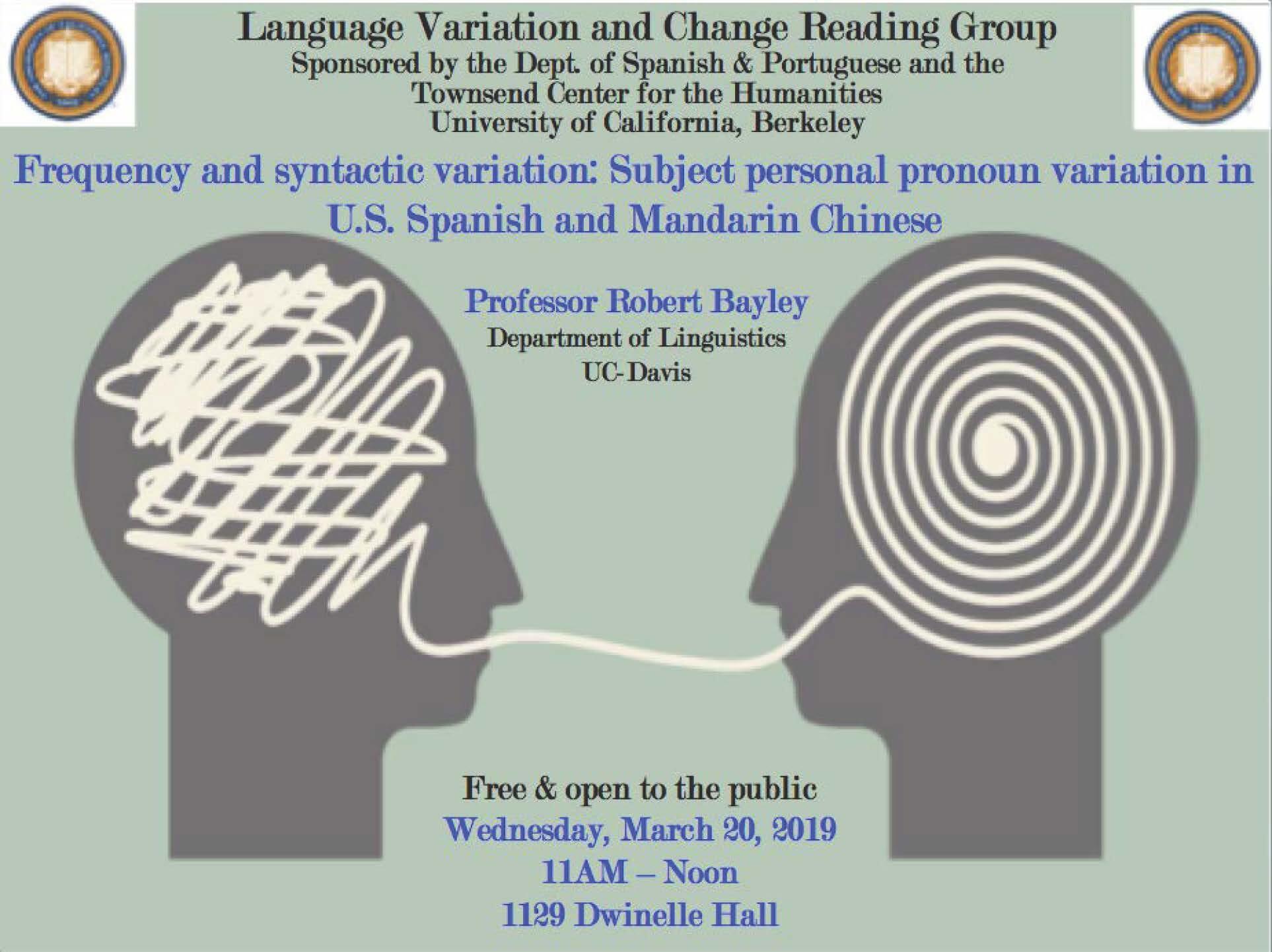  Subject personal pronoun variation in U.S. Spanish and Mandarin Chinese