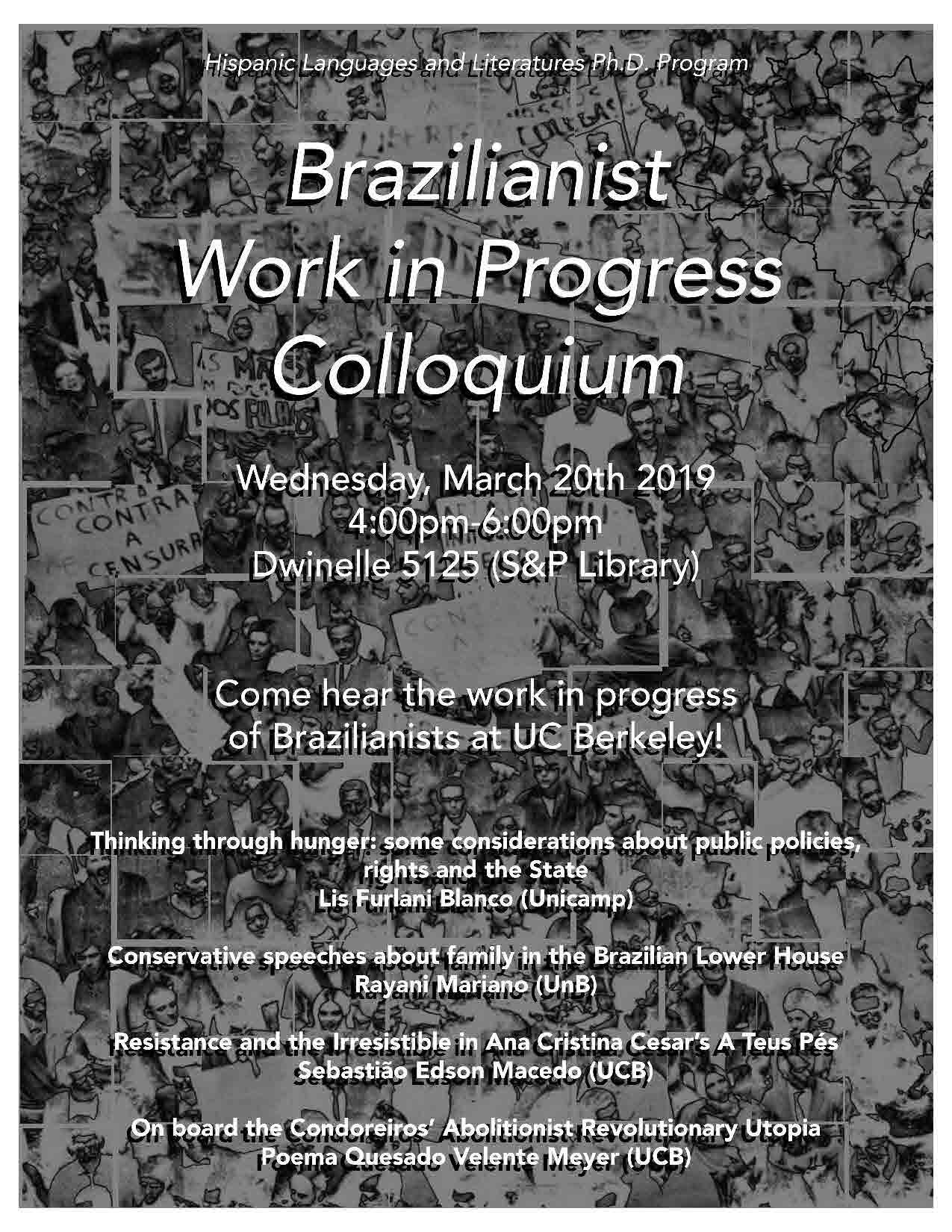 Brazilianist Work in Progress Colloquium